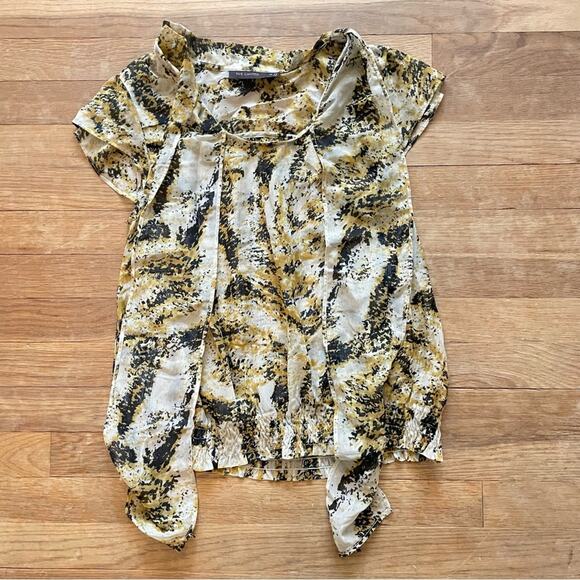 The Limited women's short sleeve polyester blouse size extra small XS B17 - Picture 1 of 4